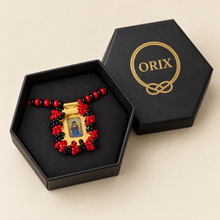 Collar del Santo Niño de Atocha en su caja ORIX