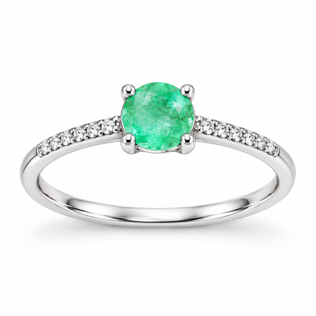 Anillo de Esmeralda Natural