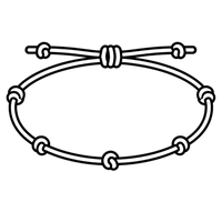 Pulsera 7 nudos