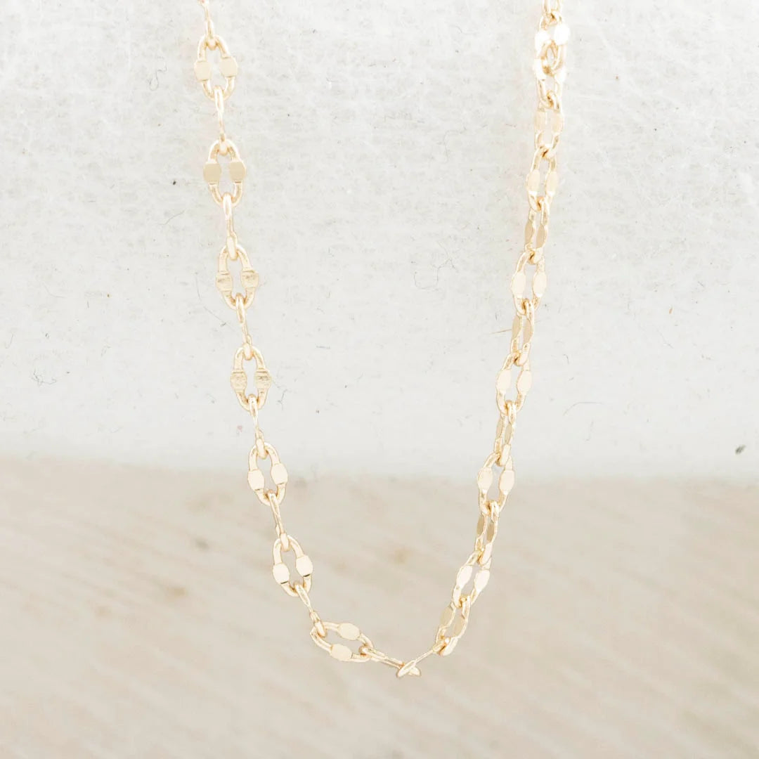 CADENA TEJIDO CRISPETA 1.5mm - 45cm