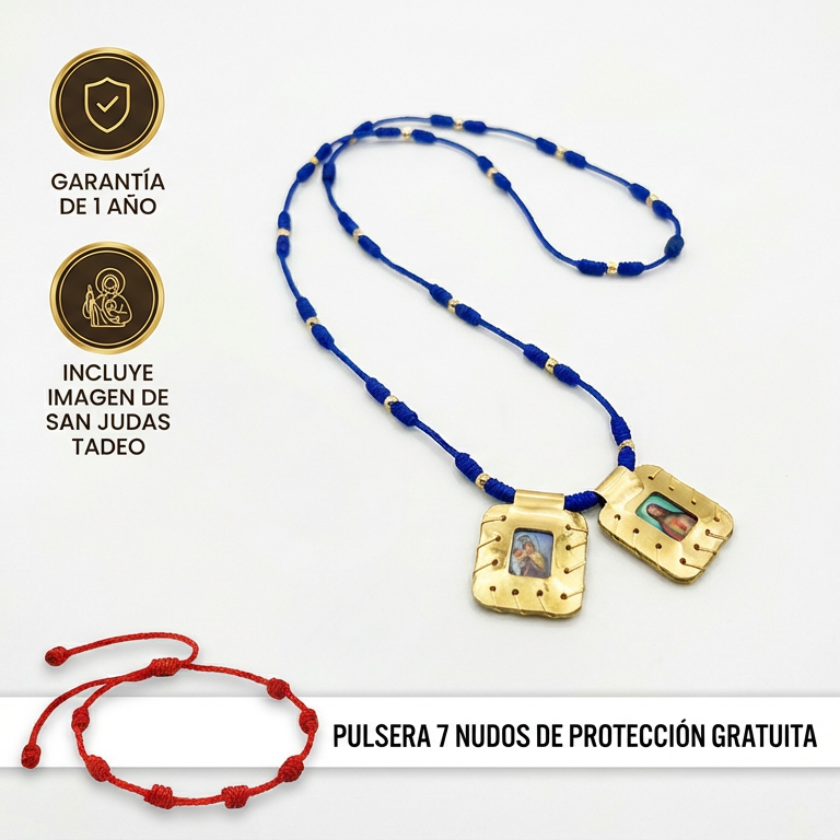 Escapulario Dorado de Protección