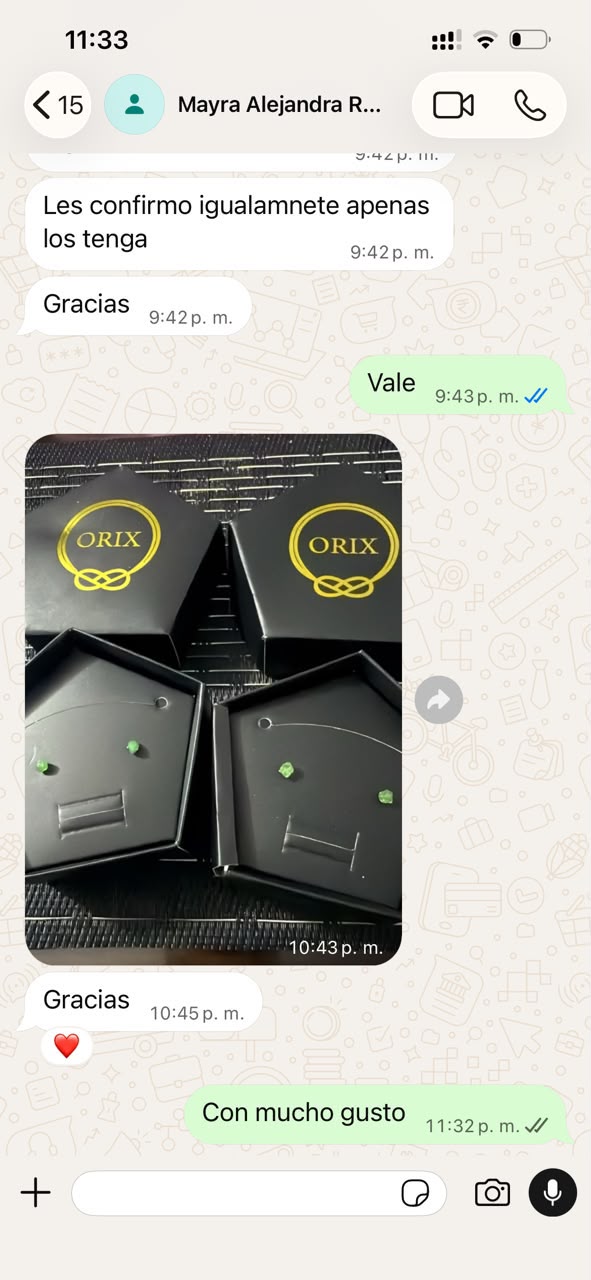 Testimonio cliente Orix Collar San Judas Tadeo 11