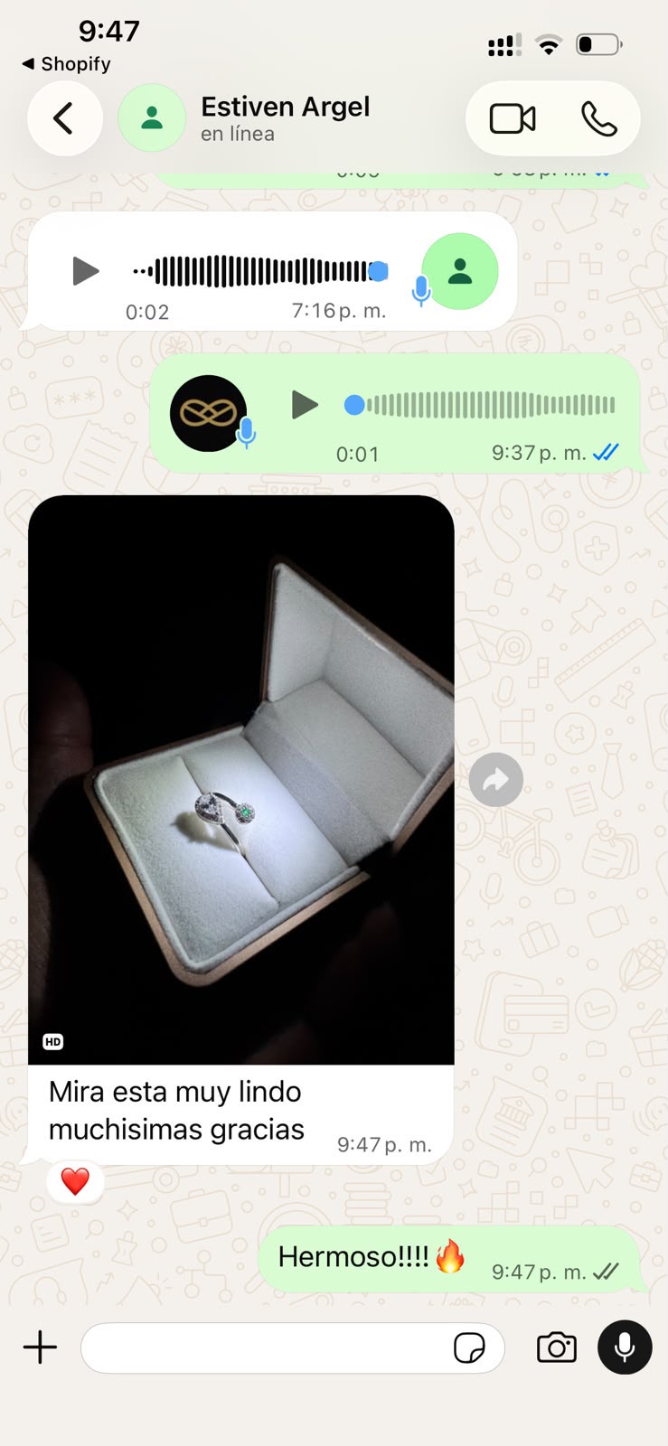 Testimonio cliente Orix Collar San Judas Tadeo 14