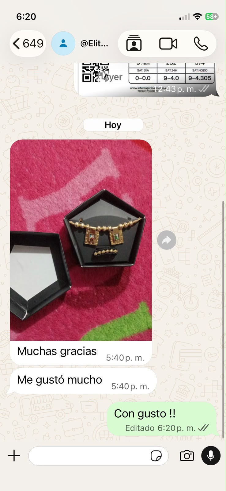 Testimonio cliente Orix Collar San Judas Tadeo 19