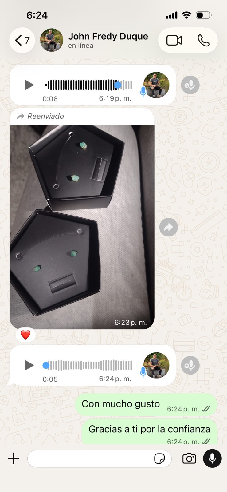 Testimonio cliente Orix Collar San Judas Tadeo 26