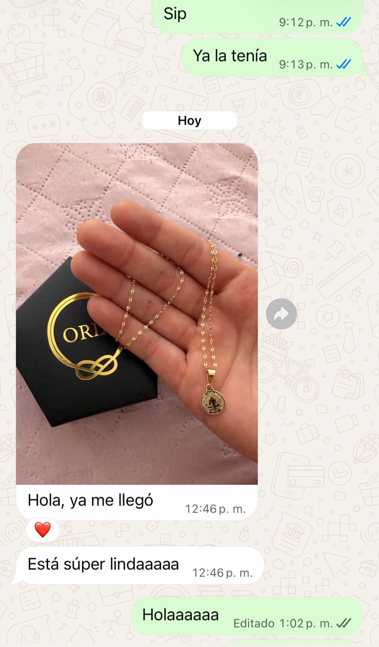 Testimonio cliente Orix Collar San Judas Tadeo 2